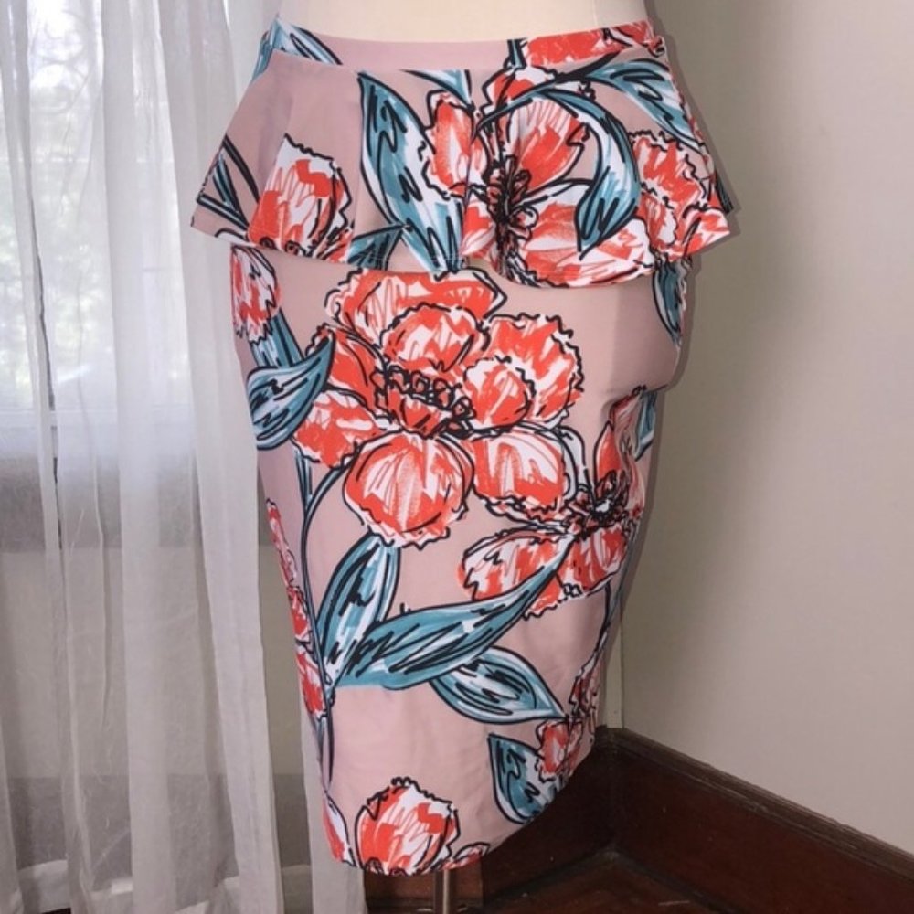 rue 107 floral skirt